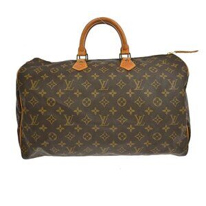 LOUIS VUITTON MONOGRAM SPEEDY 40 DUFFLE HANDBAG M41522 VI882 YQ00243
